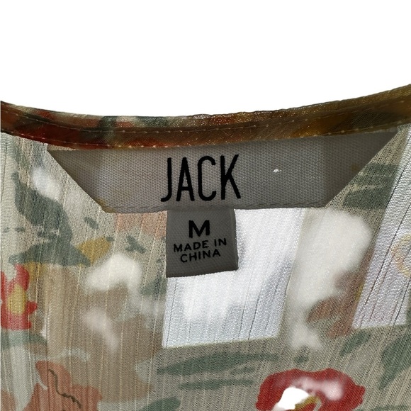 Jack by BB Dakota Floral Duster Vest – Size M - Picture 7 of 9